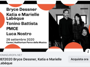 ****ST CAROLYN BY THE SEA, SOLOIST WITH BRYCE DESSNER **** @ ROMA EUROPA FESTIVAL 2020